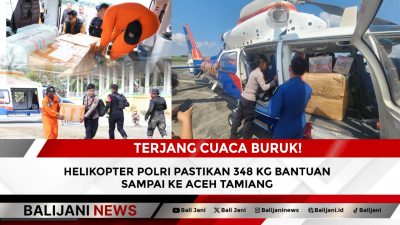 Terjang Cuaca Buruk! Helikopter Polri Pastikan 348 Kg Bantuan Sampai ke Aceh Tamiang