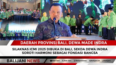 Silaknas ICMI 2025 Dibuka di Bali, Sekda Dewa Indra Soroti Harmoni sebagai Fondasi Bangsa