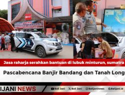 Jasa Raharja Serahkan Bantuan di Lubuk Minturun, Sumatra Barat, Pascabencana Banjir Bandang dan Tanah Longsor