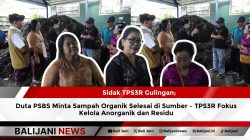Sidak TPS3R Gulingan; Duta PSBS Minta Sampah Organik Selesai di Sumber – TPS3R Fokus Kelola Anorganik dan Residu