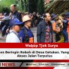 Wabup Tjok Surya Tinjau Pohon Beringin Roboh di Desa Getakan, Yang Akibatkan Akses Jalan Terputus