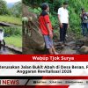 Wabup Tjok Surya Tinjau Kerusakan Jalan Bukit Abah di Desa Besan, Pastikan Anggaran Revitalisasi 2026