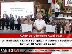 KUHP Baru Berlaku Awal 2026, Koster: Bali sudah Lama Terapkan Hukuman Sosial dengan Sentuhan Kearifan Lokal