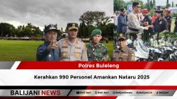 Polres Buleleng Kerahkan 990 Personel Amankan Nataru 2025