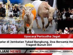 Upacara Parisudha Jagat Digelar di Jembatan Tukad Bangkung, Doa Bersama Hentikan Tragedi Bunuh Diri