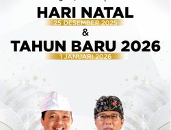 Natal 2025 dan Tahun Baru 2026, Pemprov Bali Serukan Persatuan dan Optimisme