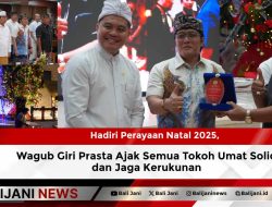 Hadiri Perayaan Natal 2025, Wagub Giri Prasta Ajak Semua Tokoh Umat Solid dan Jaga Kerukunan