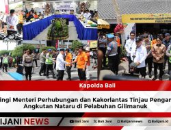 Kapolda Bali Dampingi Menteri Perhubungan dan Kakorlantas Tinjau Pengamanan Angkutan Nataru di Pelabuhan Gilimanuk