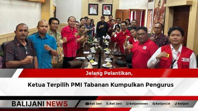 Jelang Pelantikan, Ketua Terpilih PMI Tabanan Kumpulkan Pengurus