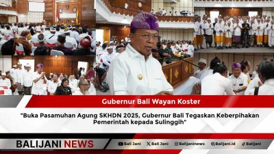 Buka Pasamuhan Agung SKHDN 2025, Gubernur Bali Tegaskan Keberpihakan Pemerintah kepada Sulinggih