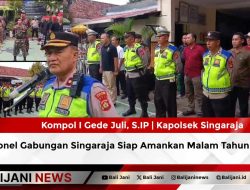 Personel Gabungan Singaraja Siap Amankan Malam Tahun Baru
