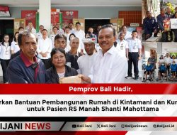 Pemprov Bali Hadir, Salurkan Bantuan Pembangunan Rumah di Kintamani dan Kursi Roda untuk Pasien RS Manah Shanti Mahottama