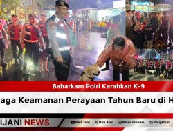 Baharkam Polri Kerahkan K-9 Jaga Keamanan Perayaan Tahun Baru di HI