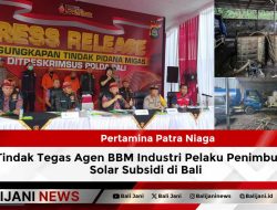 Pertamina Patra Niaga Tindak Tegas Agen BBM Industri Pelaku Penimbunan Solar Subsidi di Bali