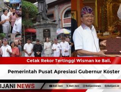 Cetak Rekor Tertinggi Wisman ke Bali, Pemerintah Pusat Apresiasi Gubernur Koster