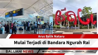 Arus Balik Nataru Mulai Terjadi di Bandara Ngurah Rai