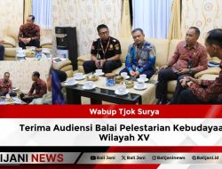 Wabup Tjok Surya Terima Audiensi Balai Pelestarian Kebudayaan Wilayah XV