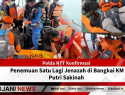 Polda NTT Konfirmasi Penemuan Satu Lagi Jenazah di Bangkai KM Putri Sakinah