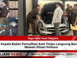 Jaga Nilai Aset Negara, Kepala Badan Pemulihan Aset Tinjau Langsung Barang Mewah Sitaan Perkara