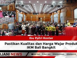 Ibu Putri Koster Pastikan Kualitas dan Harga Wajar Produk IKM Bali Bangkit