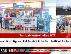 Tambah Konektivitas NTT, Bandara I Gusti Ngurah Rai Sambut Rute Baru Batik Air ke Tambolaka