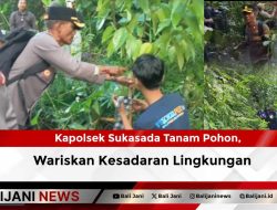 Kapolsek Sukasada Tanam Pohon, Wariskan Kesadaran Lingkungan
