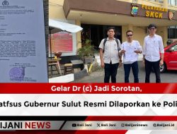 Gelar Dr (c) Jadi Sorotan, Satfsus Gubernur Sulut Resmi Dilaporkan ke Polisi