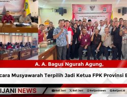 A. A. Bagus Ngurah Agung, Secara Musyawarah Terpilih Jadi Ketua FPK Provinsi Bali