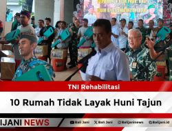 TNI Rehabilitasi 10 Rumah Tidak Layak Huni Tajun