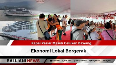 Kapal Pesiar Masuk Celukan Bawang, Ekonomi Lokal Bergerak