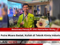 Beasiswa Penuh PT PHI Hantarkan Ricky, Putra Muara Badak, Kuliah di Teknik Kimia Industri