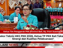 Rakor Teknis HKG PKK 2026, Ketua TP PKK Bali Tekankan Sinergi dan Kualitas Pelaksanaan