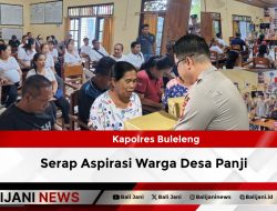 Kapolres Buleleng Serap Aspirasi Warga Desa Panji