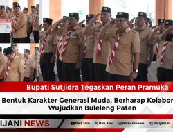 Bupati Sutjidra Tegaskan Peran Pramuka Bentuk Karakter Generasi Muda, Berharap Kolaborasi Wujudkan Buleleng Paten