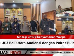 Sinergi untuk Kenyamanan Warga, PLN UP3 Bali Utara Audiensi dengan Polres Buleleng