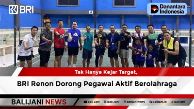 Tak Hanya Kejar Target, BRI Renon Dorong Pegawai Aktif Berolahraga