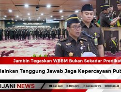 Jambin Tegaskan WBBM Bukan Sekadar Predikat, Melainkan Tanggung Jawab Jaga Kepercayaan Publik