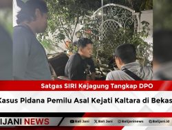Satgas SIRI Kejagung Tangkap DPO Kasus Pidana Pemilu Asal Kejati Kaltara di Bekasi