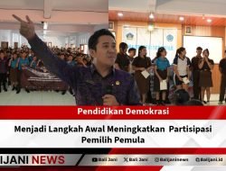 Pendidikan Demokrasi Menjadi Langkah Awal Meningkatkan  Partisipasi  Pemilih Pemula