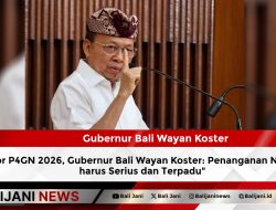 Rakor P4GN 2026, Gubernur Bali Wayan Koster: Penanganan Narkoba harus Serius dan Terpadu