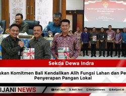 Sekda Dewa Indra Tegaskan Komitmen Bali Kendalikan Alih Fungsi Lahan dan Perkuat Penyerapan Pangan Lokal