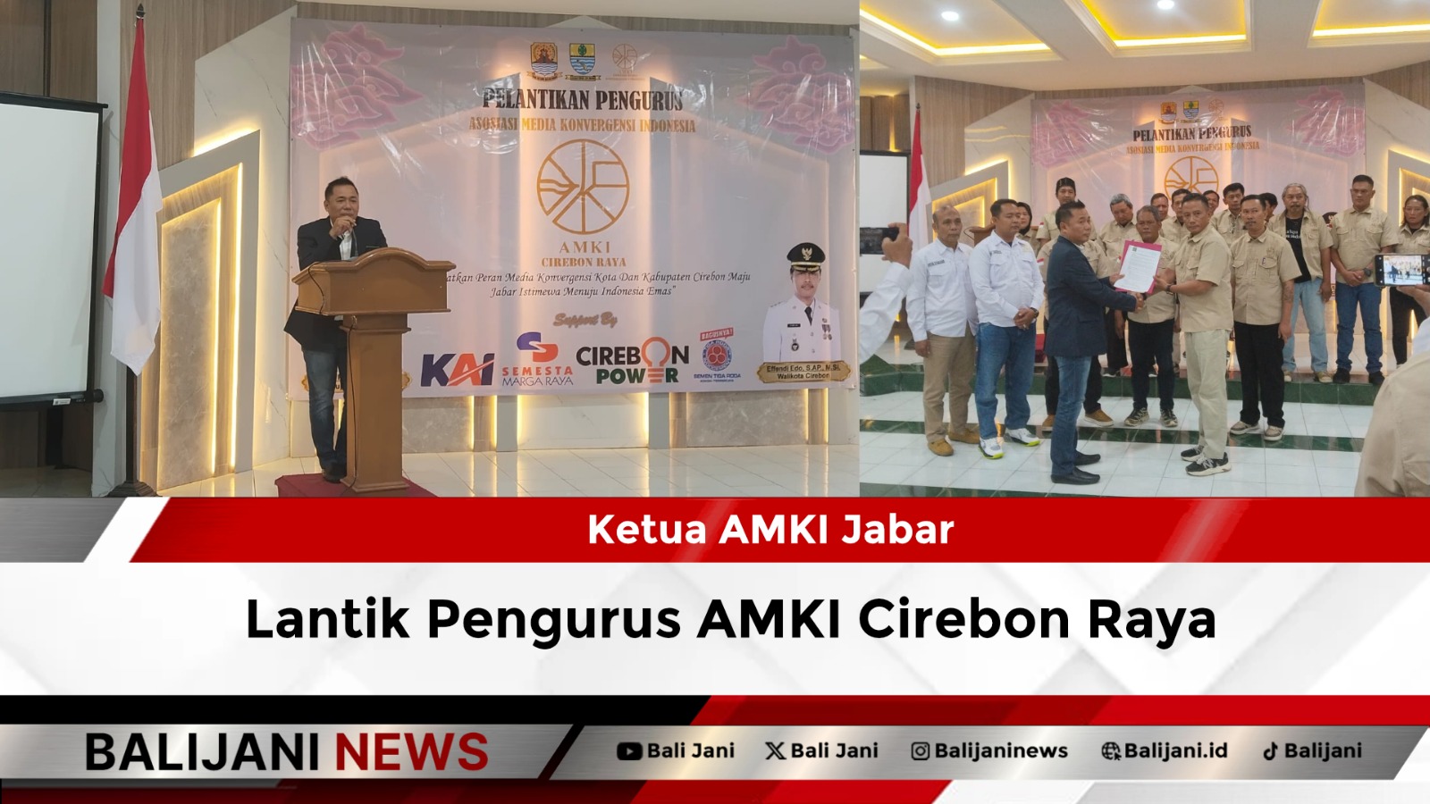 Ketua AMKI Jabar Lantik Pengurus AMKI Cirebon Raya - Balijani.id