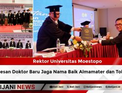 Rektor Universitas Moestopo Berpesan Doktor Baru Jaga Nama Baik Almamater dan Toleransi
