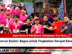 Jajal Rute 6 KM Event Denpasar Fun Run, Gubernur Koster: Bagus untuk Tingkatkan Derajat Kesehatan