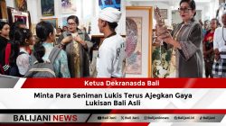 Ketua Dekranasda Bali Minta Para Seniman Lukis Terus Ajegkan Gaya Lukisan Bali Asli