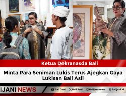 Ketua Dekranasda Bali Minta Para Seniman Lukis Terus Ajegkan Gaya Lukisan Bali Asli