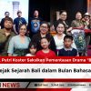 Ny. Putri Koster Saksikan Pementasan Drama “Blanjong”, Hidupkan Jejak Sejarah Bali dalam Bulan Bahasa Bali ke-VIII
