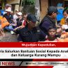 Wujudkan Kepedulian, Bupati Satria Salurkan Bantuan Sosial Kepada Anak Yatim Piatu dan Keluarga Kurang Mampu