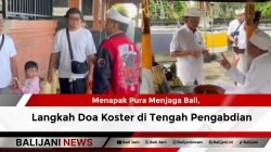 Menapak Pura Menjaga Bali, Langkah Doa Koster di Tengah Pengabdian