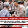 Mahasiswa  STIK Bersama Polres Nagan Raya Gelar Kegiatan  Meugang dan Bagikan Paket  Daging Kepada Warakuari I Sambut Ramadhan